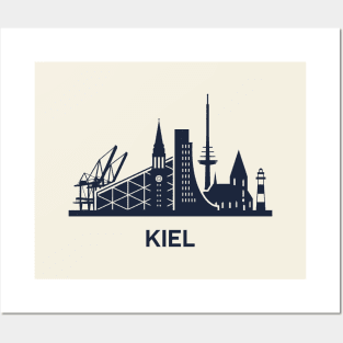 Kiel City Skyline Posters and Art